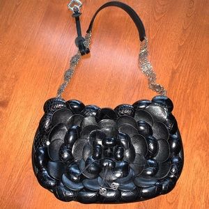 Authentic small Brighton black leather handbag